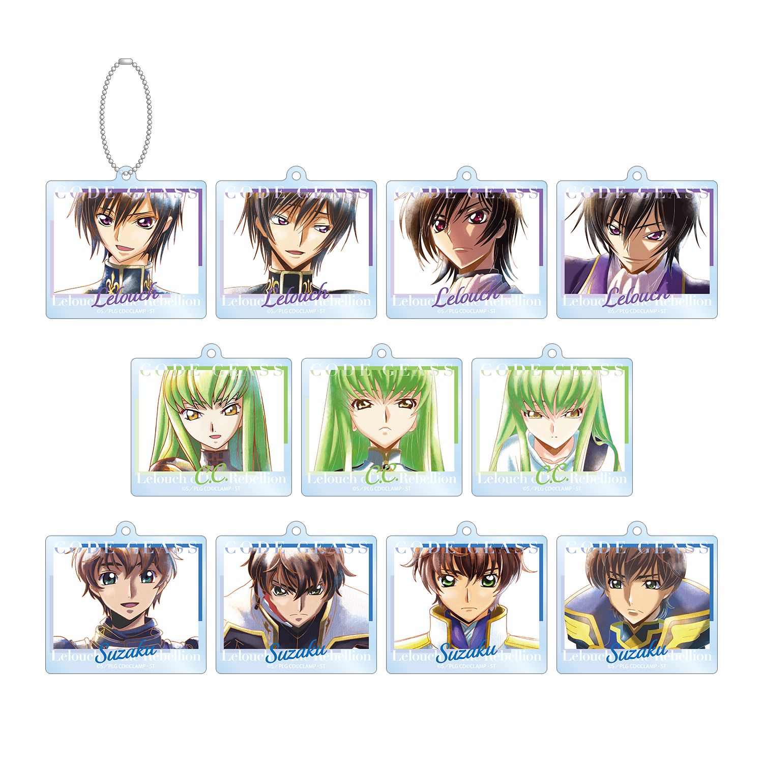コードギアス 反逆のルルーシュ トレーディング Ani-Art aqua label アクリルキーホルダー(単位/単品) - AniSmile