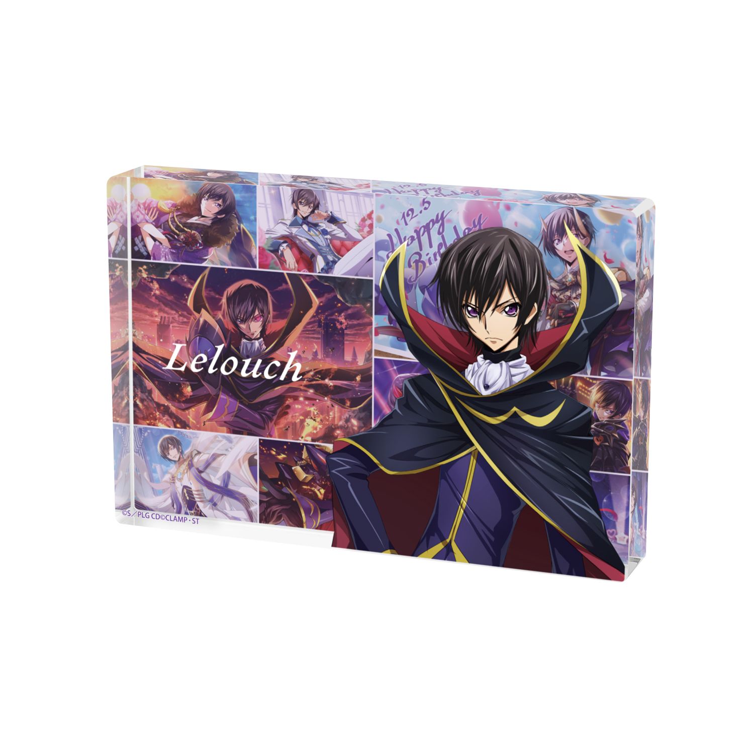 コードギアス 反逆のルルーシュ ロストストーリーズ ルルーシュ アクリルブロック - official product image | AniSmile