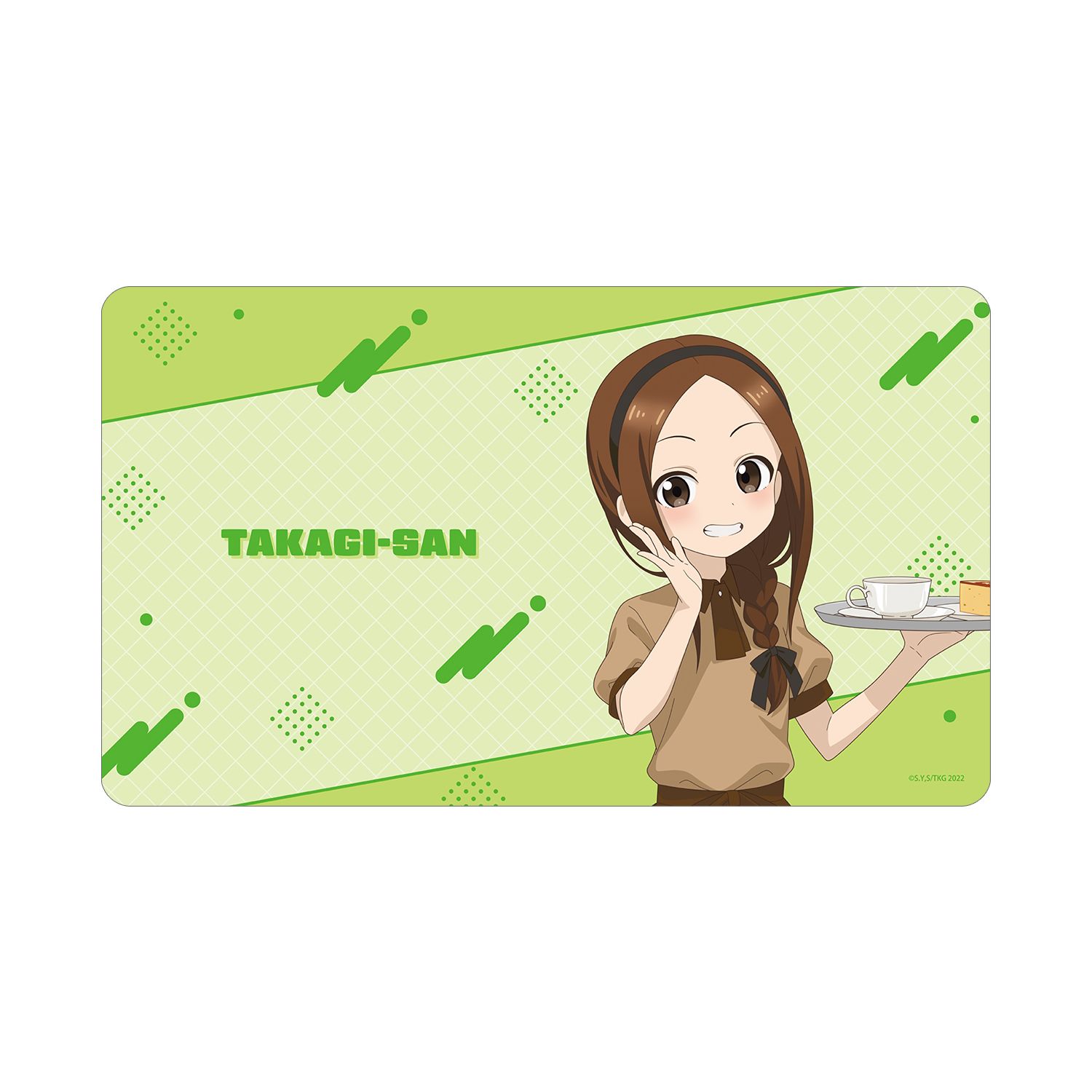からかい上手の高木さん 描き下ろし 高木さん カフェ店員 お仕事体験ver. 第2弾 マルチデスクマット - AniSmile