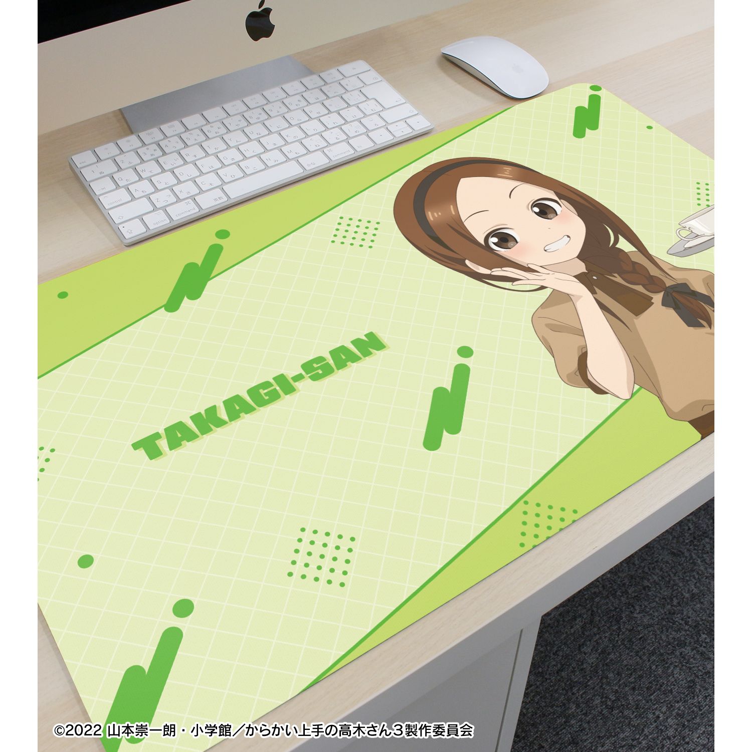 からかい上手の高木さん 描き下ろし 高木さん カフェ店員 お仕事体験ver. 第2弾 マルチデスクマット 图片 3 | AniSmile