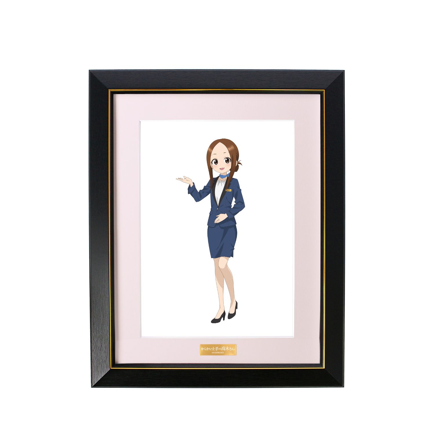 からかい上手の高木さん 描き下ろし 高木さん ホテルコンシェルジュ お仕事体験ver. 第2弾 A4キャラファイングラフ - AniSmile