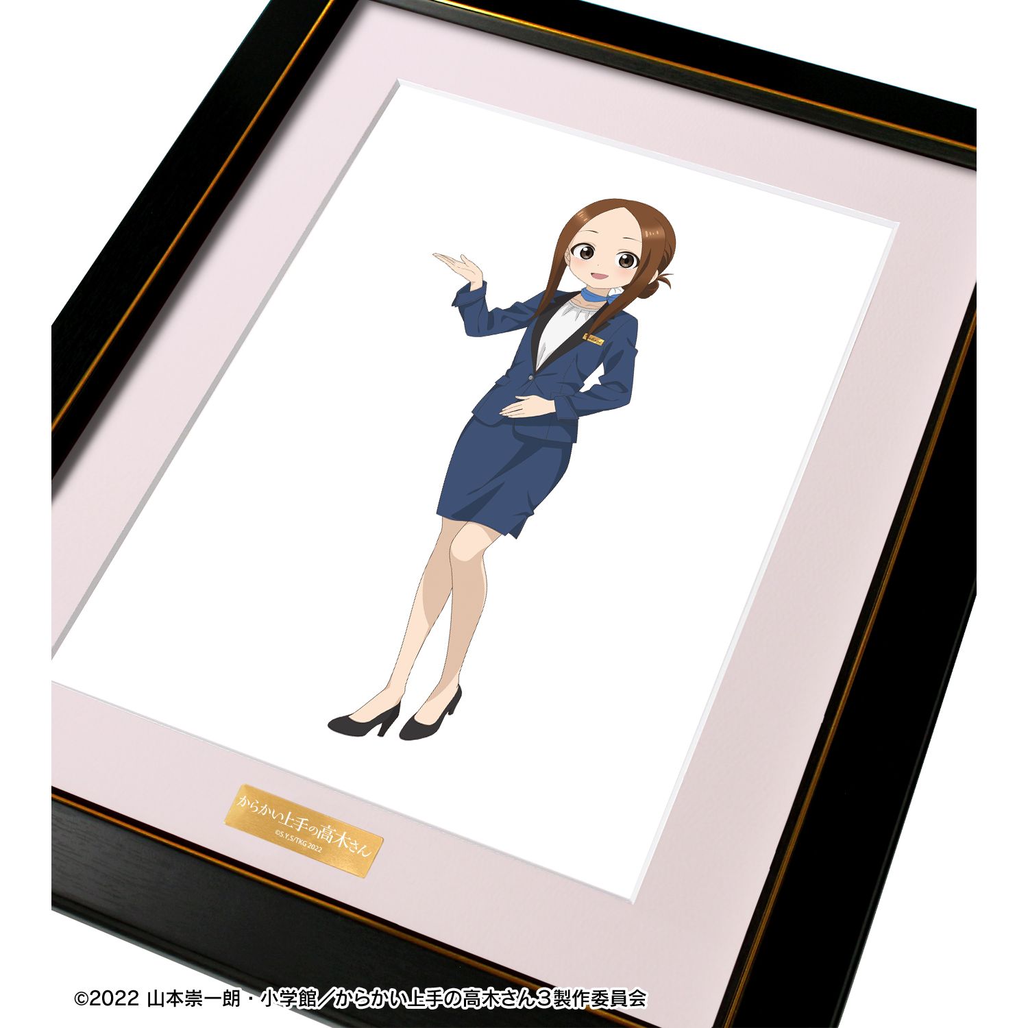 からかい上手の高木さん 描き下ろし 高木さん ホテルコンシェルジュ お仕事体験ver. 第2弾 A4キャラファイングラフ Image 3 | AniSmile