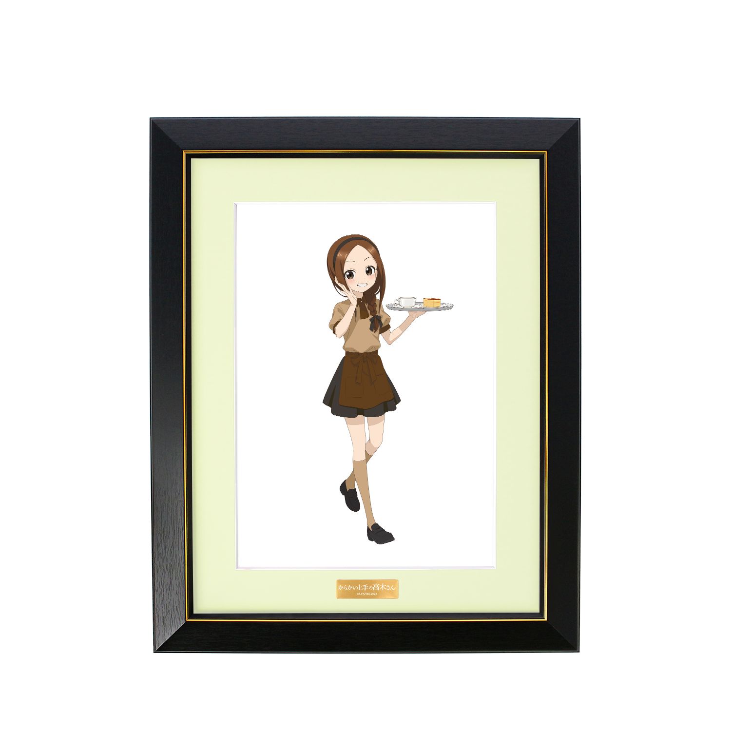 からかい上手の高木さん 描き下ろし 高木さん カフェ店員 お仕事体験ver. 第2弾 A4キャラファイングラフ - AniSmile