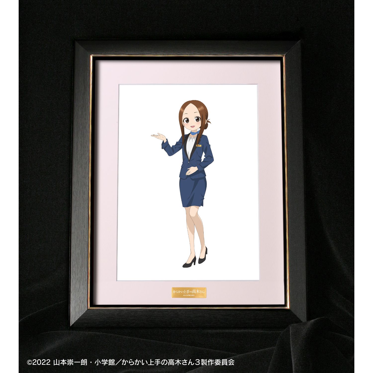 からかい上手の高木さん 描き下ろし 高木さん ホテルコンシェルジュ お仕事体験ver. 第2弾 A4キャラファイングラフ Image 6 | AniSmile