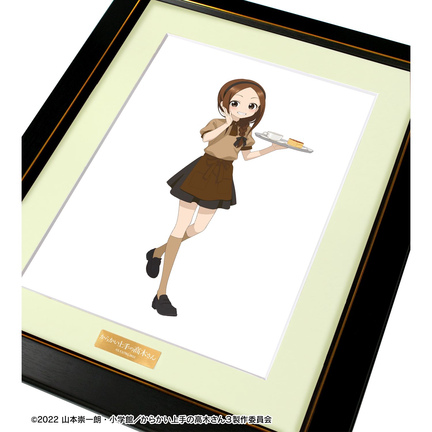 からかい上手の高木さん 描き下ろし 高木さん カフェ店員 お仕事体験ver. 第2弾 A4キャラファイングラフ 画像 3 | AniSmile