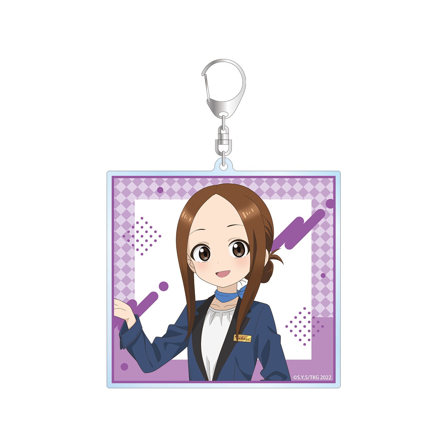 からかい上手の高木さん 描き下ろし 高木さん ホテルコンシェルジュ お仕事体験ver. 第2弾 BIGアクリルキーホルダー - AniSmile