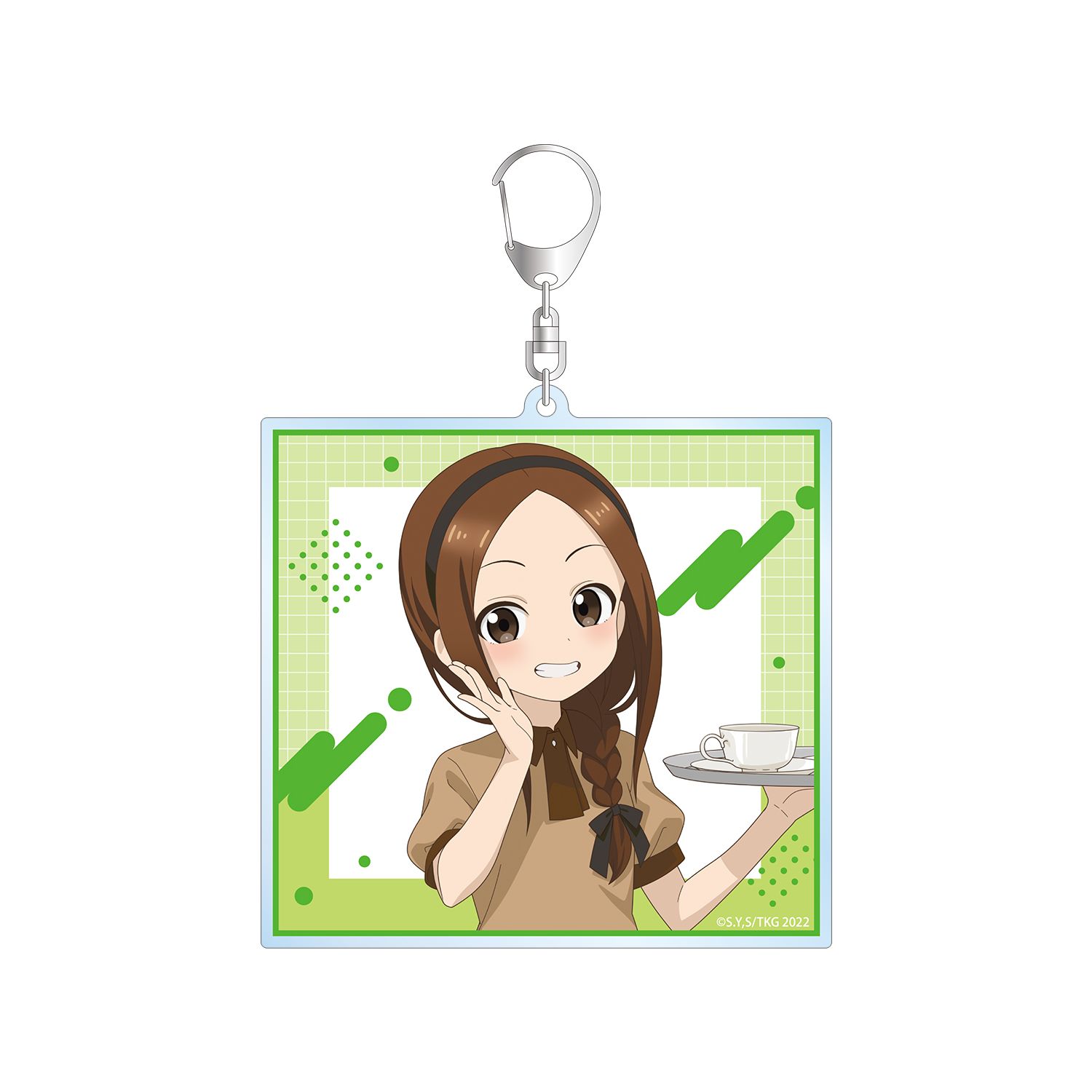 からかい上手の高木さん 描き下ろし 高木さん カフェ店員 お仕事体験ver. 第2弾 BIGアクリルキーホルダー - AniSmile
