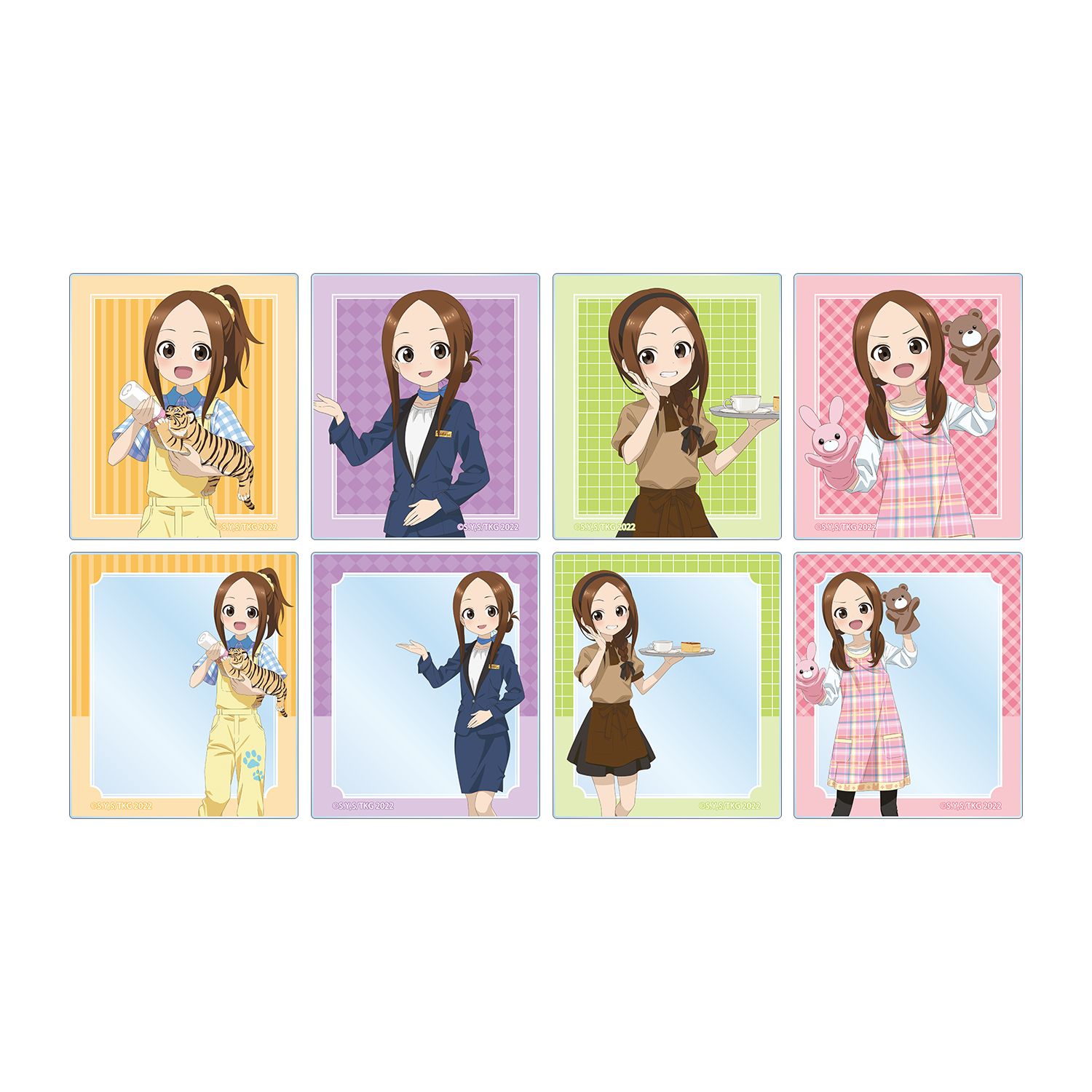 からかい上手の高木さん 描き下ろし 高木さん お仕事体験ver. 第2弾 トレーディングアクリルカード(単位/単品) - AniSmile