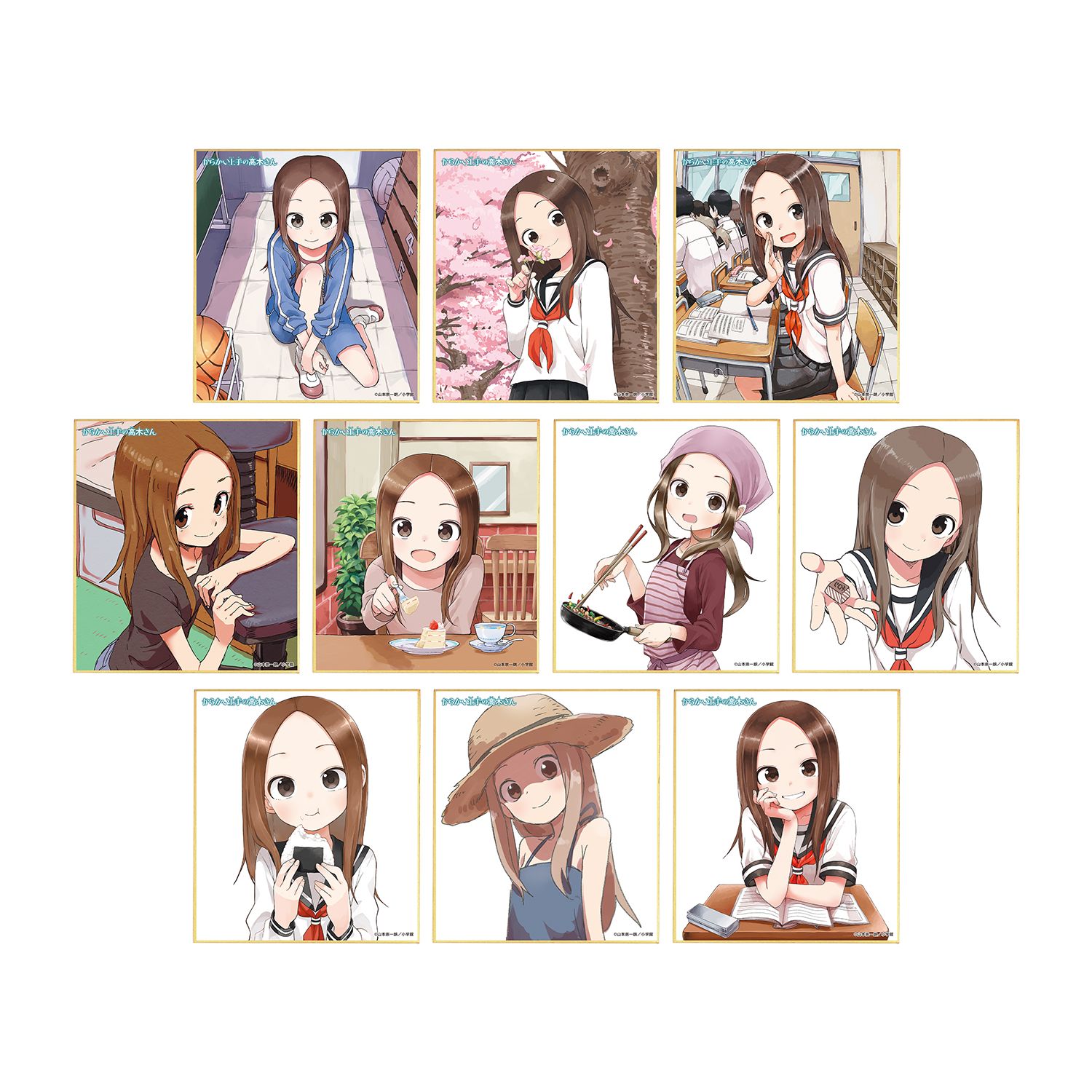 からかい上手の高木さん トレーディングミニ色紙(単位/単品) - AniSmile