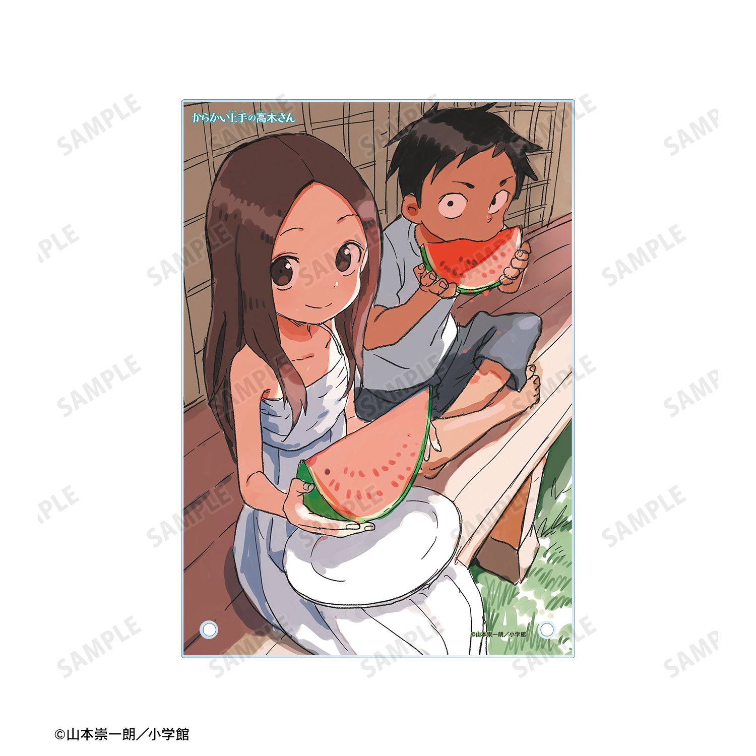 からかい上手の高木さん 高木さん&西片 A5アクリルパネル ver.B Image 5 | AniSmile