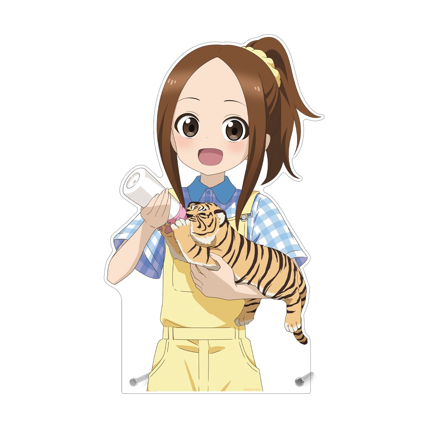 からかい上手の高木さん 描き下ろし 高木さん 飼育員 お仕事体験ver. 第2弾 特大ダイカットアクリルパネル - AniSmile