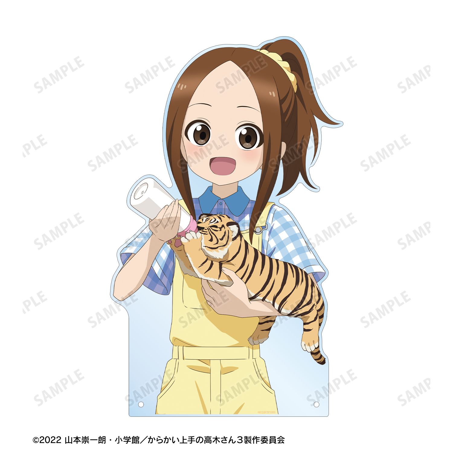 からかい上手の高木さん 描き下ろし 高木さん 飼育員 お仕事体験ver. 第2弾 特大ダイカットアクリルパネル Image 3 | AniSmile