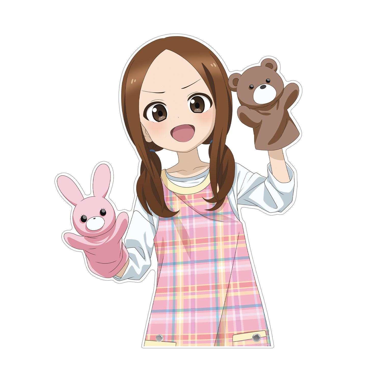 からかい上手の高木さん 描き下ろし 高木さん 保育士 お仕事体験ver. 第2弾 特大ダイカットアクリルパネル - AniSmile