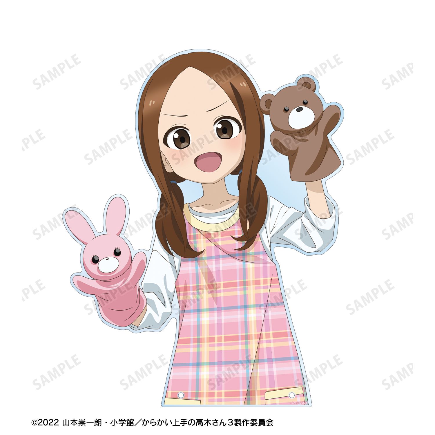 からかい上手の高木さん 描き下ろし 高木さん 保育士 お仕事体験ver. 第2弾 特大ダイカットアクリルパネル 画像 3 | AniSmile