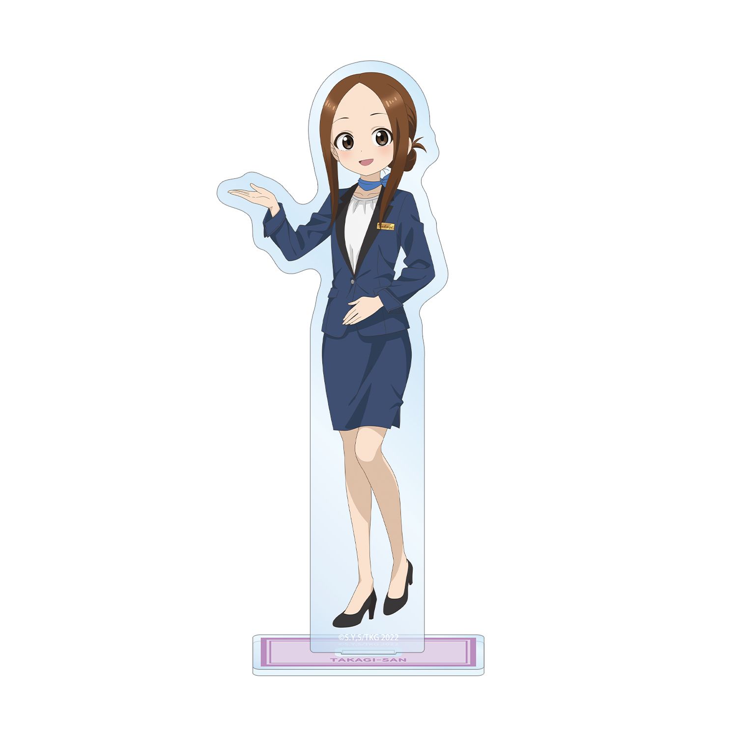 からかい上手の高木さん 描き下ろし 高木さん ホテルコンシェルジュ お仕事体験ver. 第2弾 BIGアクリルスタンド - AniSmile
