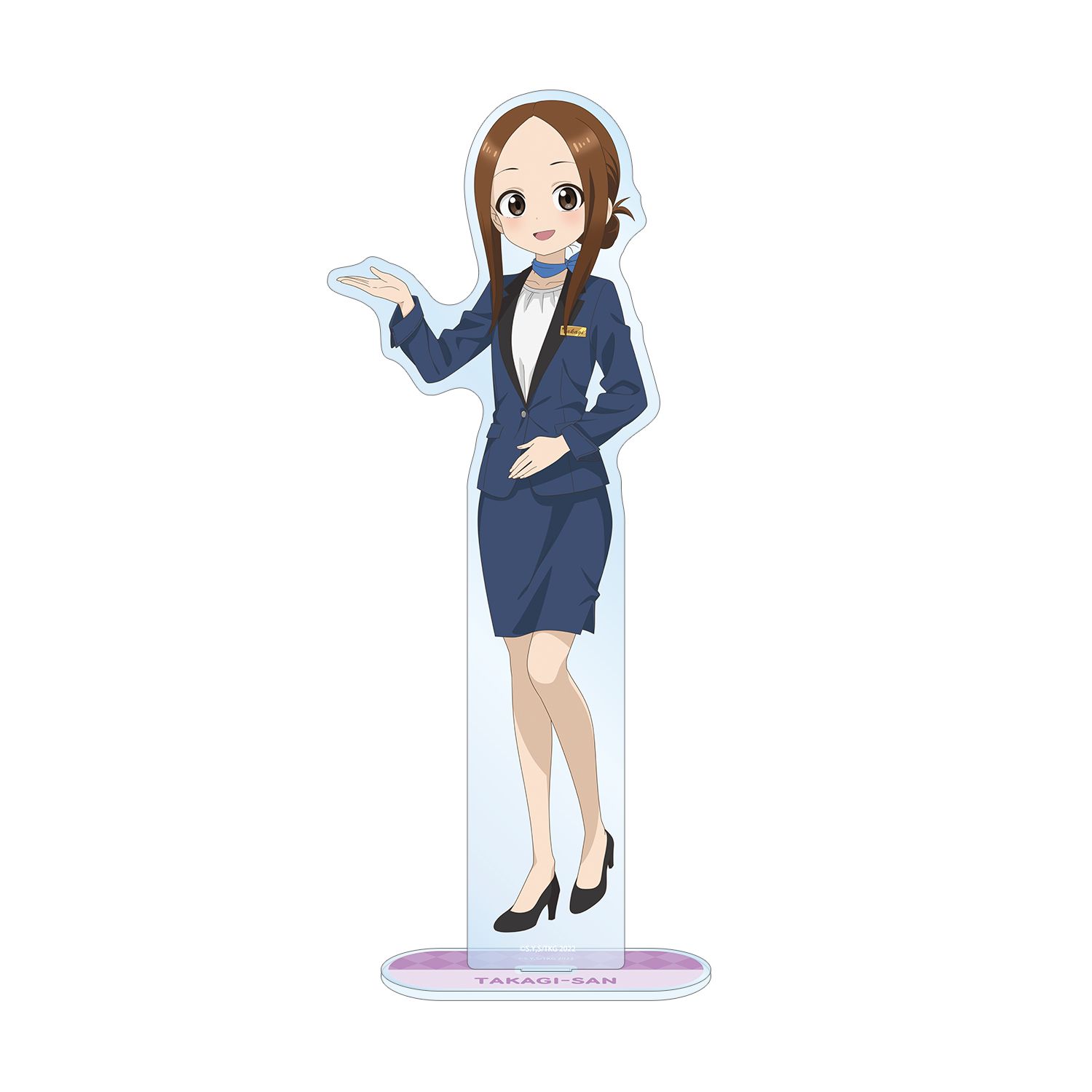 からかい上手の高木さん 描き下ろし 高木さん ホテルコンシェルジュ お仕事体験ver. 第2弾 特大アクリルスタンド - AniSmile