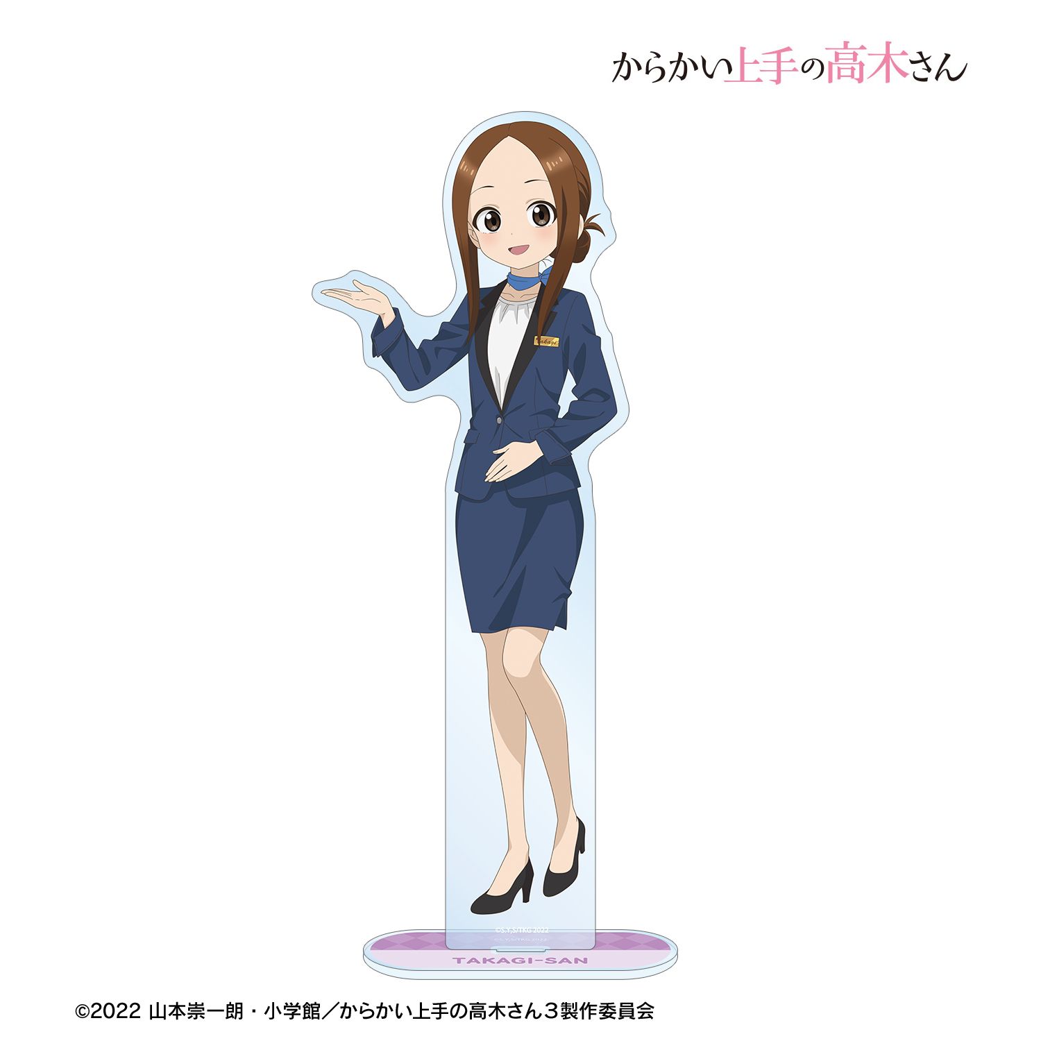 からかい上手の高木さん 描き下ろし 高木さん ホテルコンシェルジュ お仕事体験ver. 第2弾 特大アクリルスタンド Image 2 | AniSmile