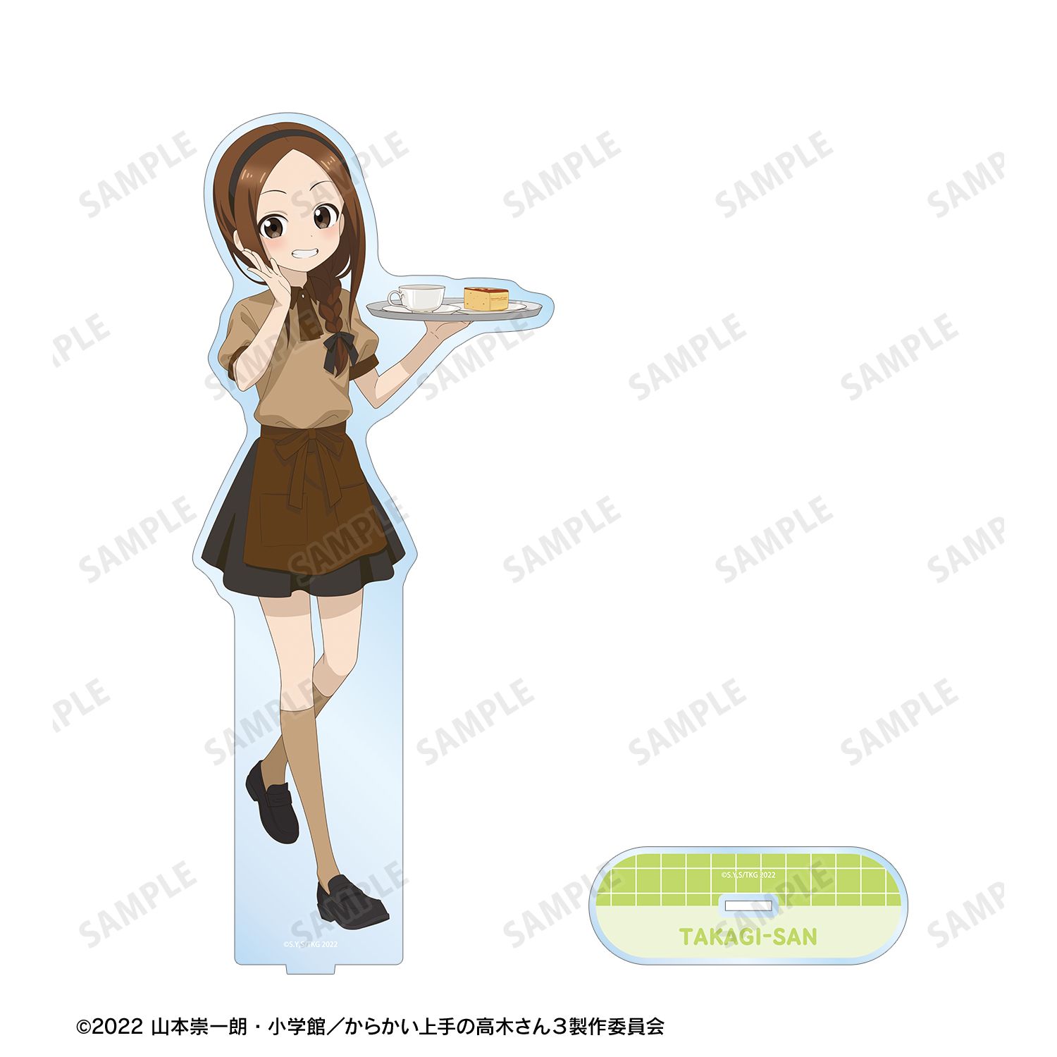 からかい上手の高木さん 描き下ろし 高木さん カフェ店員 お仕事体験ver. 第2弾 特大アクリルスタンド 画像 3 | AniSmile