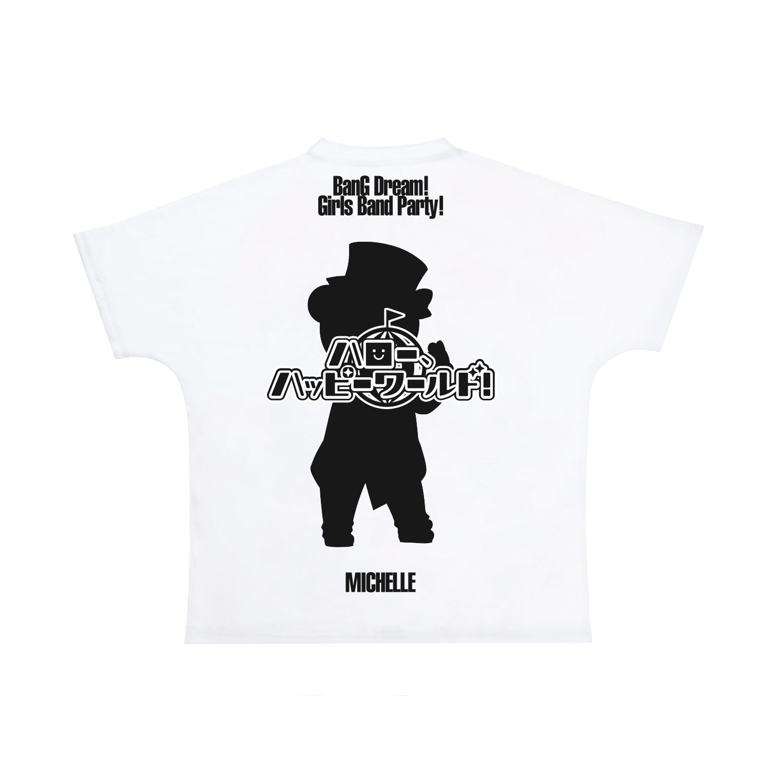 BanG Dream! ガールズバンドパーティ! Ani-Art フルグラフィックTシャツ ミッシェル (ハロー、ハッピーワールド!)ユニセックス(サイズ/S) 画像 2 | AniSmile
