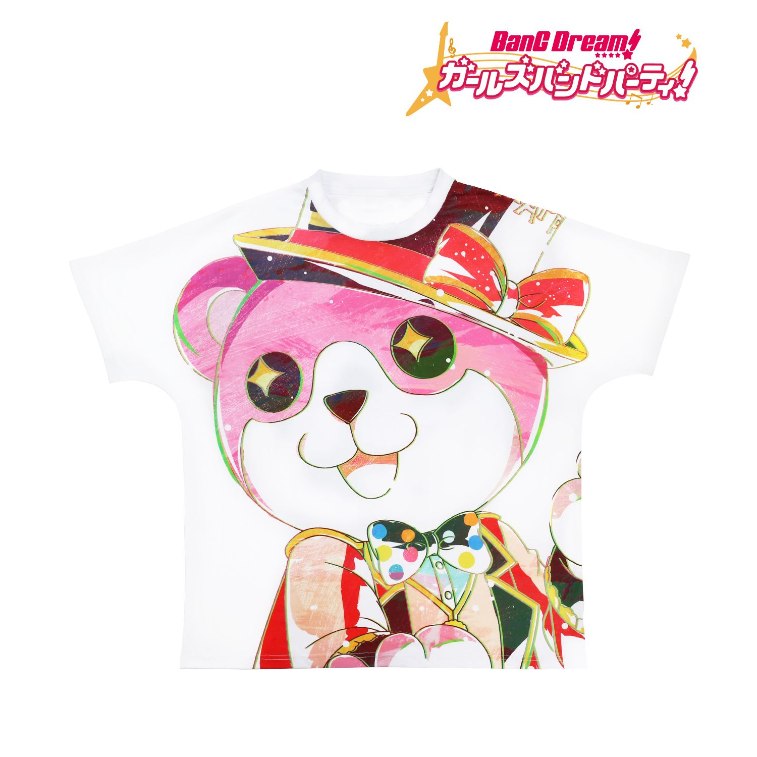 BanG Dream! ガールズバンドパーティ! Ani-Art フルグラフィックTシャツ ミッシェル (ハロー、ハッピーワールド!)ユニセックス(サイズ/S) 画像 3 | AniSmile