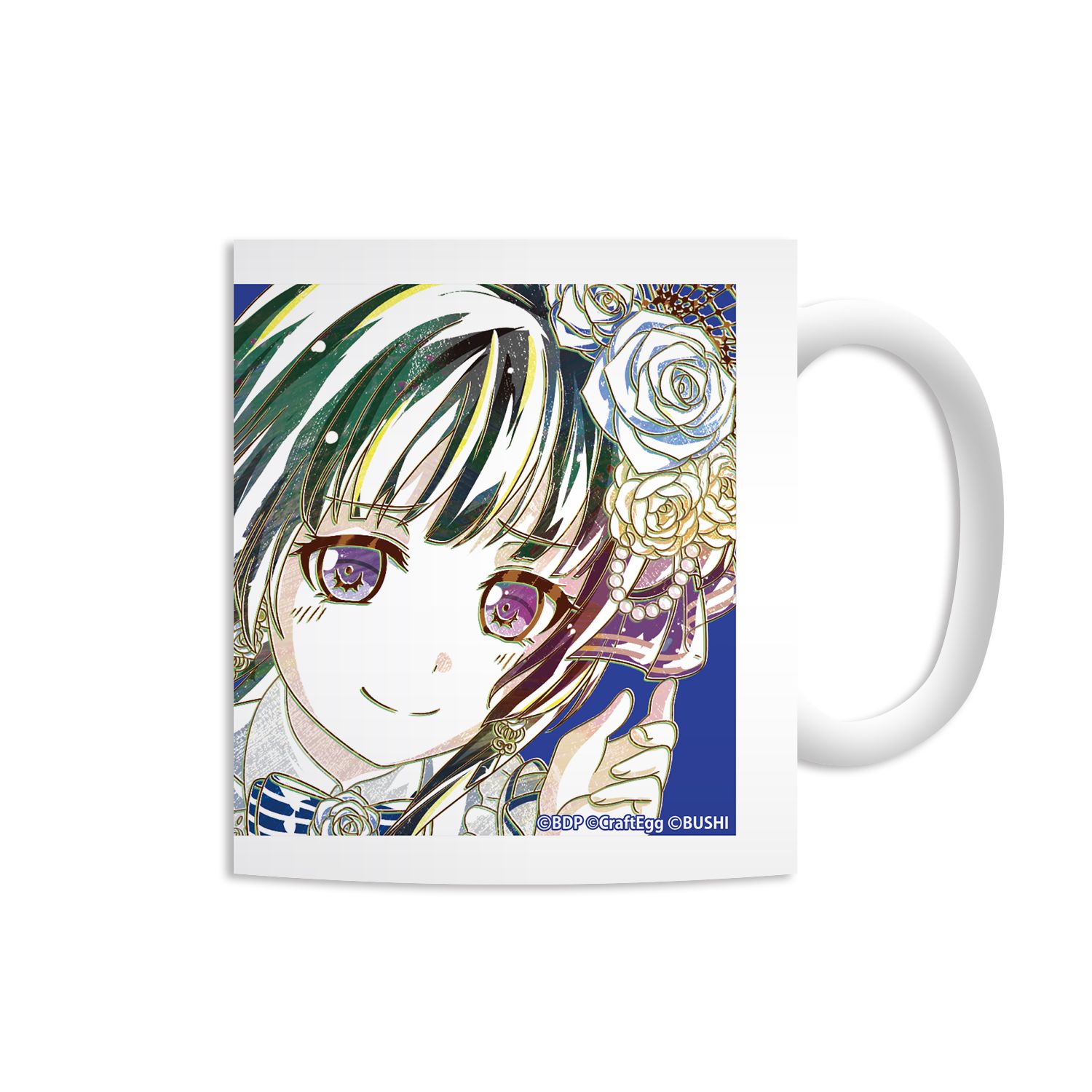 バンドリ! ガールズバンドパーティ! 白金燐子 Ani-Art マグカップ - AniSmile