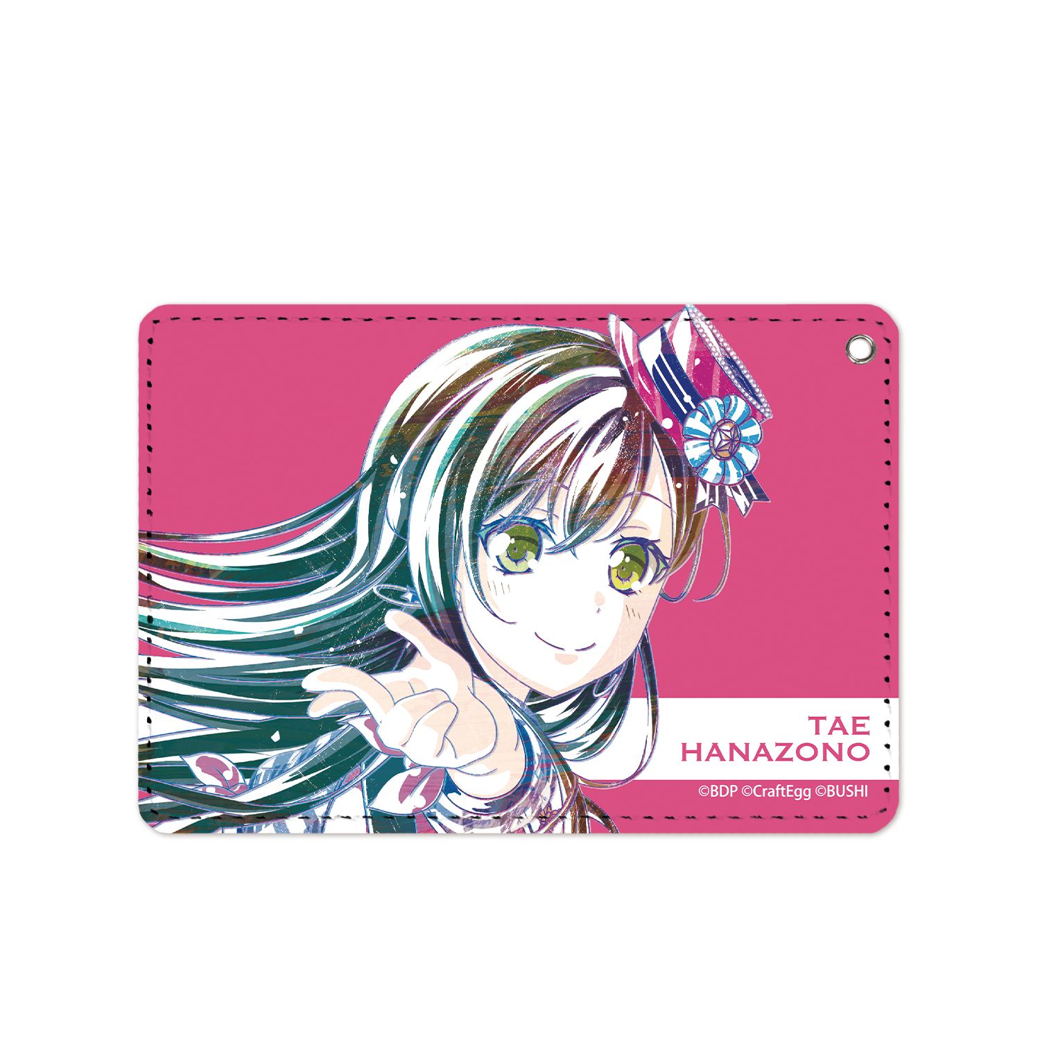 BanG Dream! ガールズバンドパーティ! 花園たえ Ani-Art 1ポケットパスケース - official product image | AniSmile