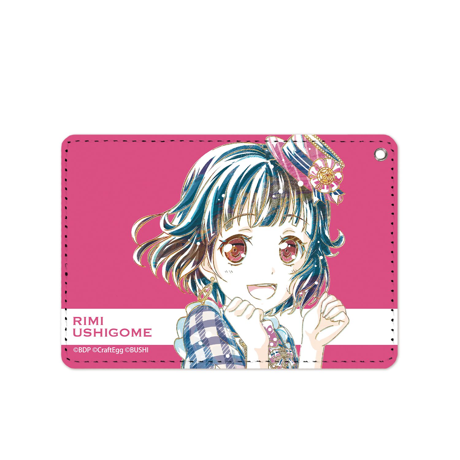 BanG Dream! ガールズバンドパーティ! 牛込りみ Ani-Art 1ポケットパスケース Image 3 | AniSmile