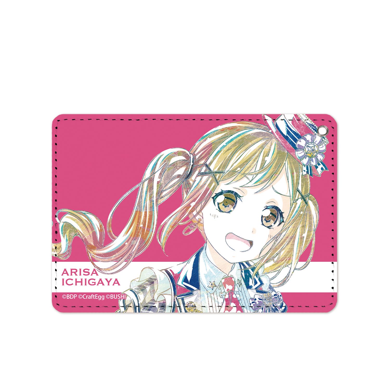 BanG Dream! ガールズバンドパーティ! 市ヶ谷有咲 Ani-Art 1ポケットパスケース Image 2 | AniSmile