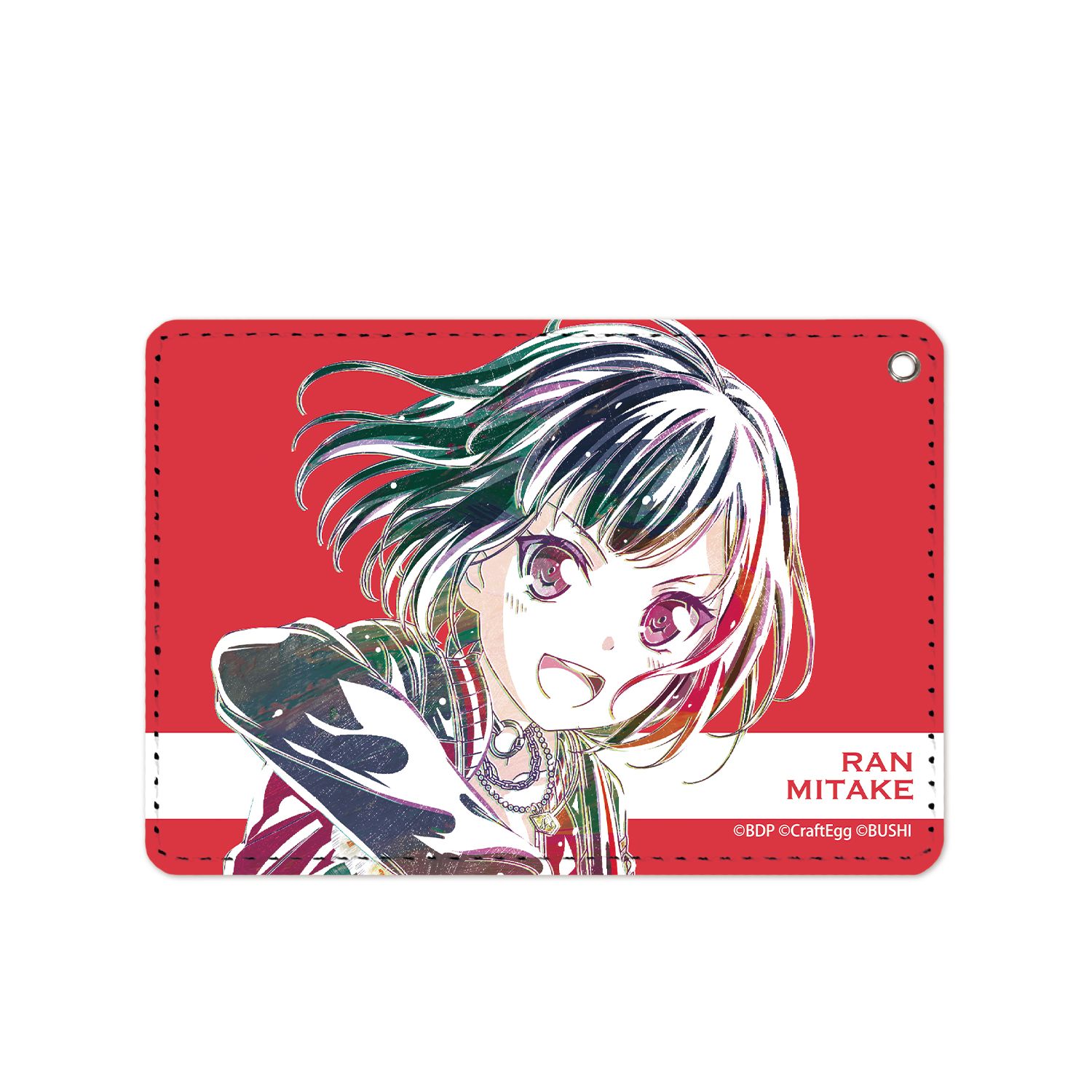 BanG Dream! ガールズバンドパーティ! 美竹蘭 Ani-Art 1ポケットパスケース - official product image | AniSmile
