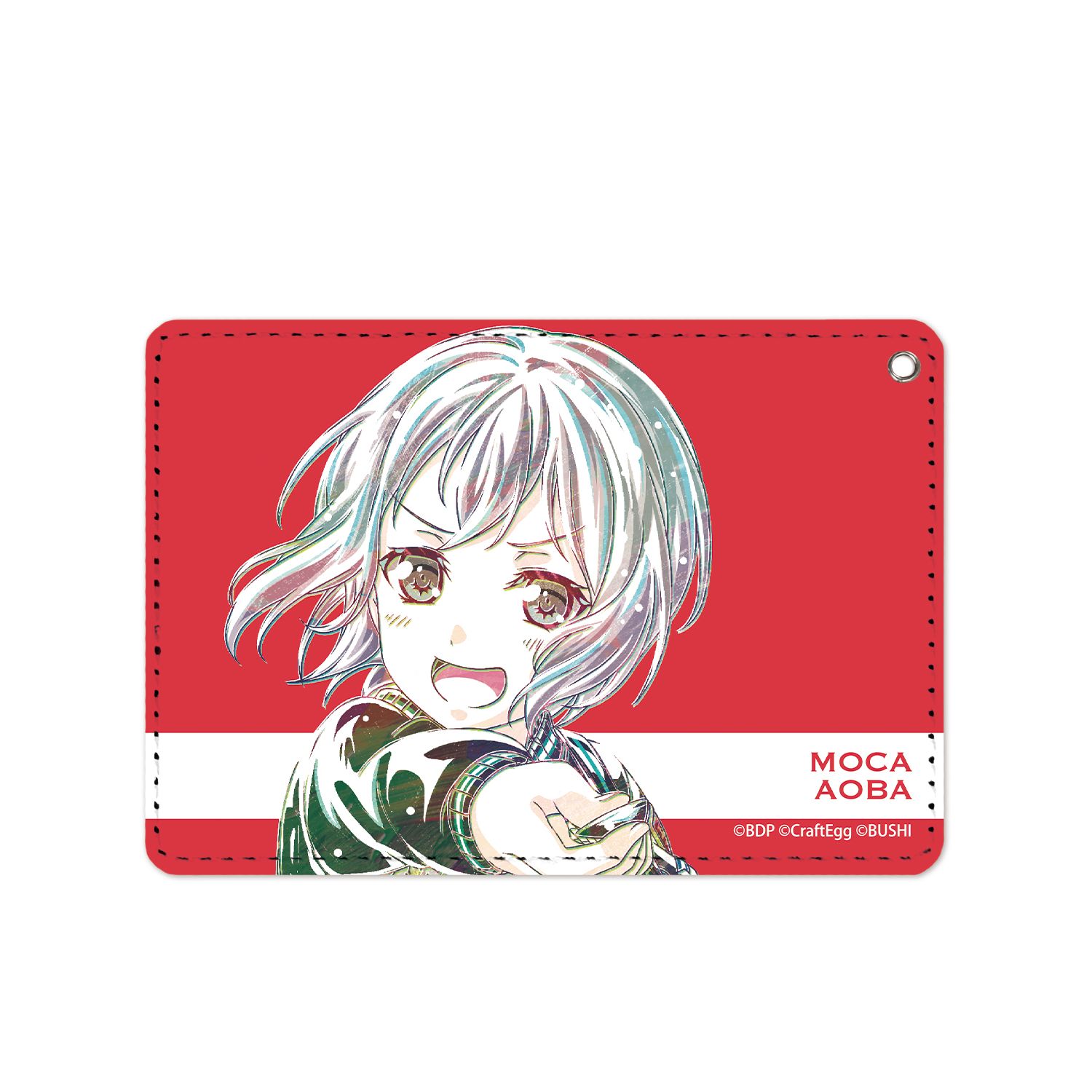 BanG Dream! ガールズバンドパーティ! 青葉モカ Ani-Art 1ポケットパスケース - official product image | AniSmile