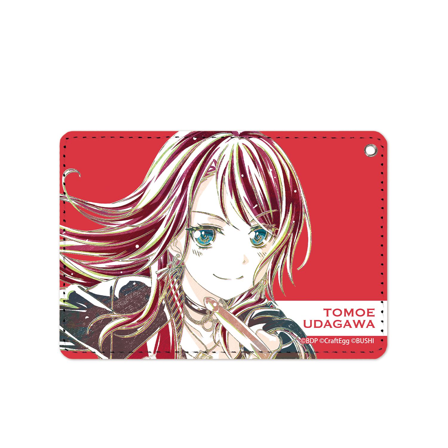 BanG Dream! ガールズバンドパーティ! 宇田川巴 Ani-Art 1ポケットパスケース - official product image | AniSmile