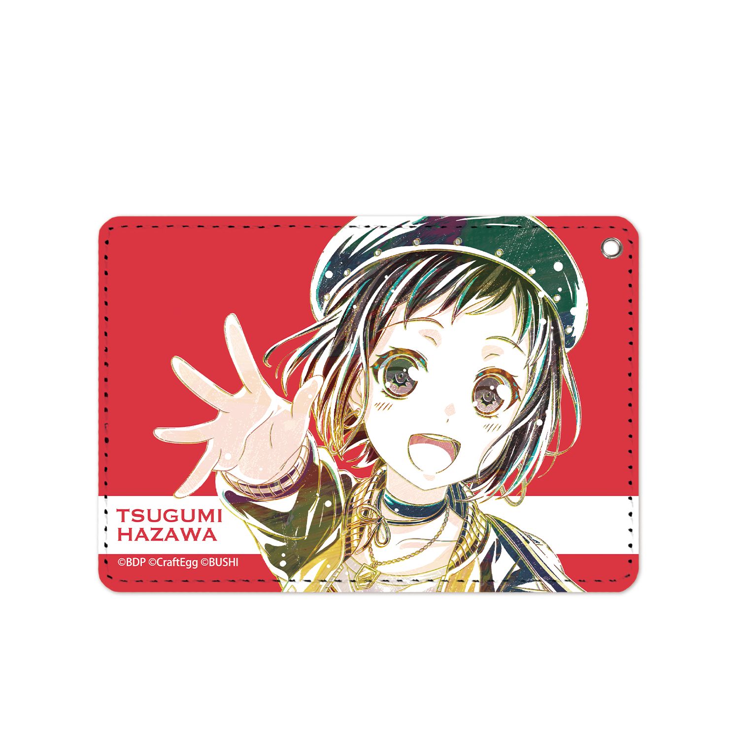 BanG Dream! ガールズバンドパーティ! 羽沢つぐみ Ani-Art 1ポケットパスケース - official product image | AniSmile