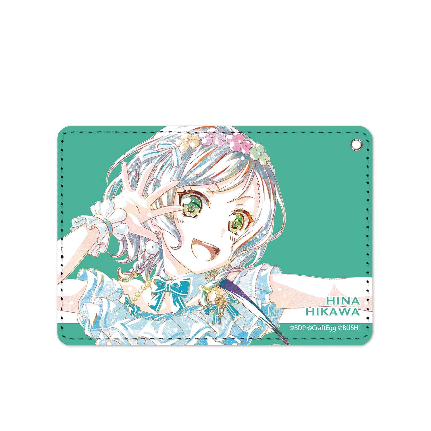 BanG Dream! ガールズバンドパーティ! 氷川日菜 Ani-Art 1ポケットパスケース - official product image | AniSmile