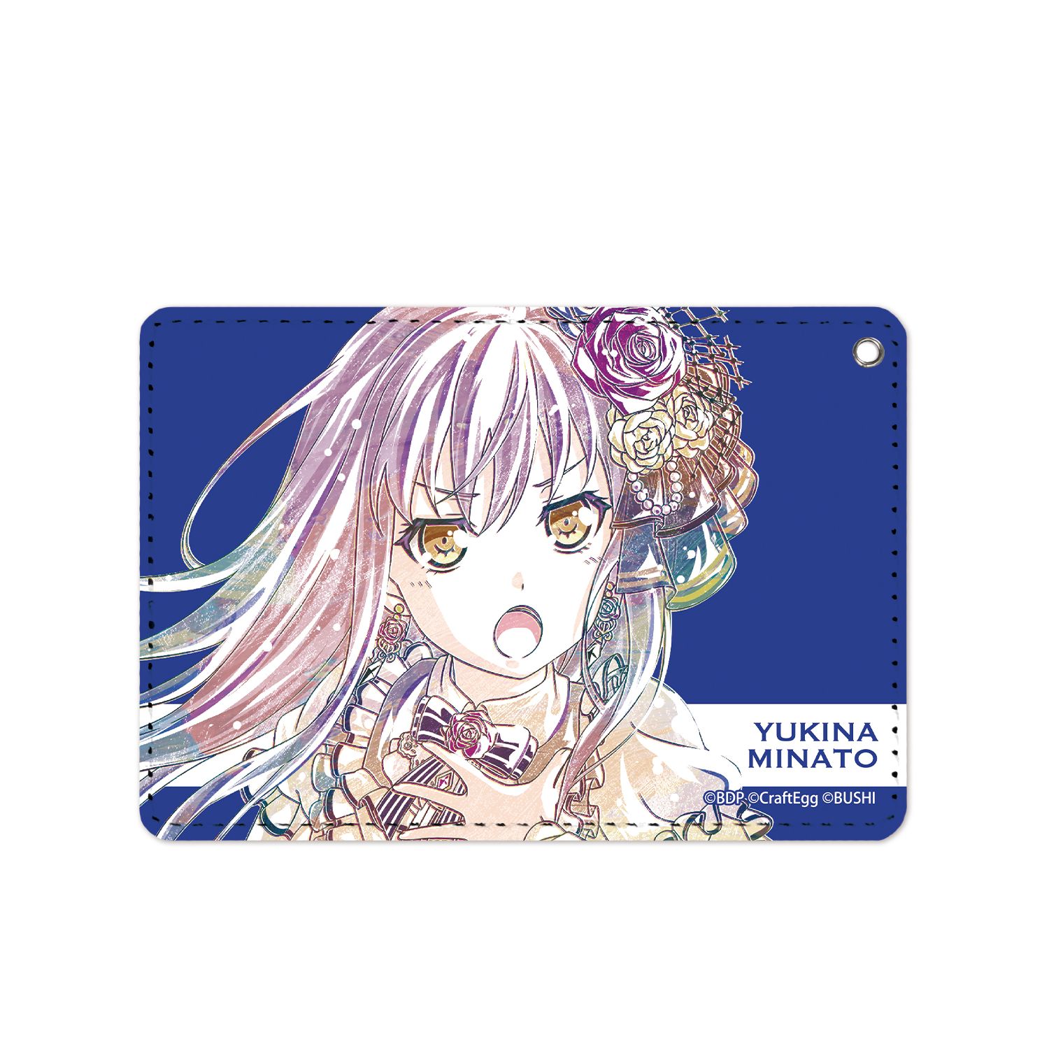BanG Dream! ガールズバンドパーティ! 湊友希那 Ani-Art 1ポケットパスケース - official product image | AniSmile