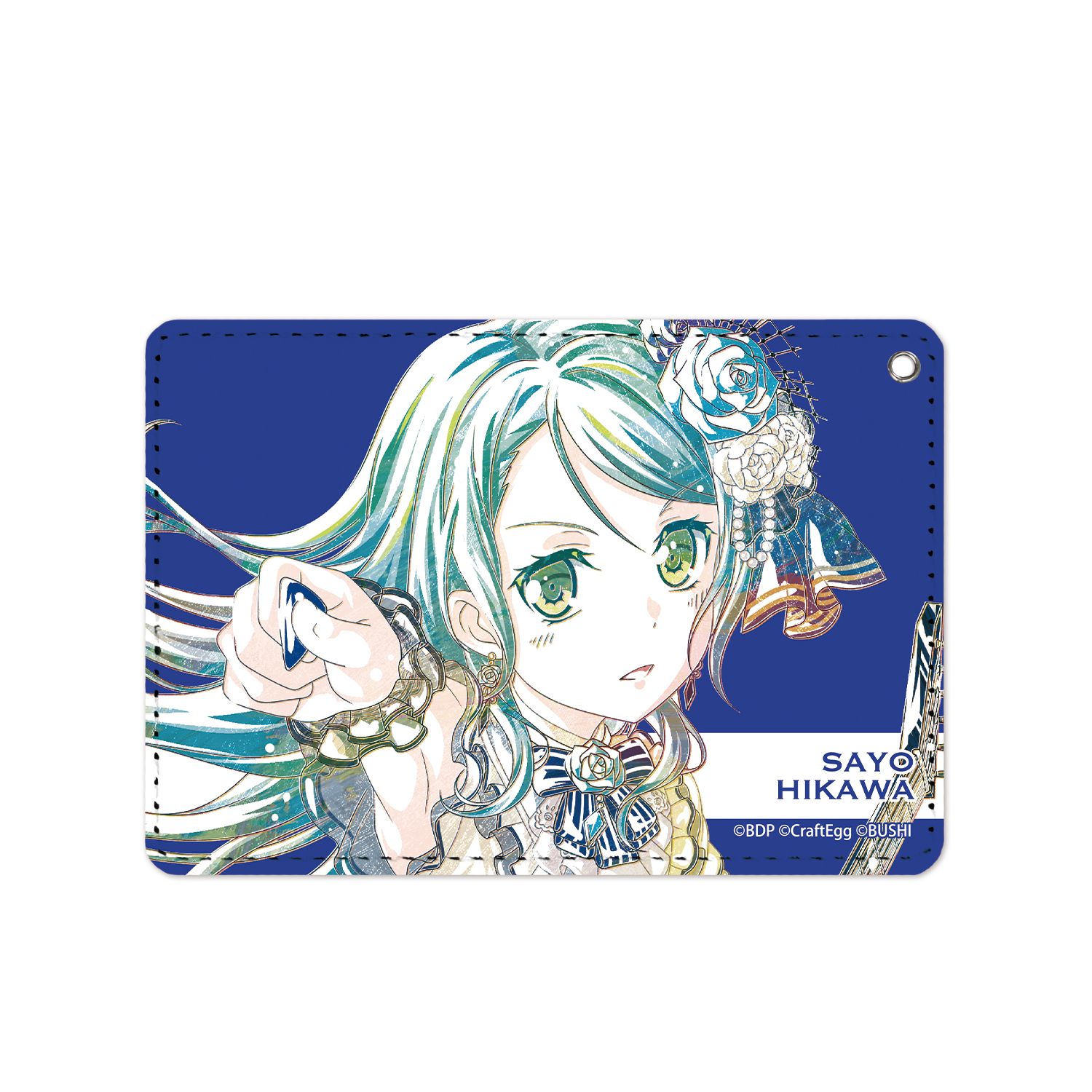BanG Dream! ガールズバンドパーティ! 氷川紗夜 Ani-Art 1ポケットパスケース Image 2 | AniSmile