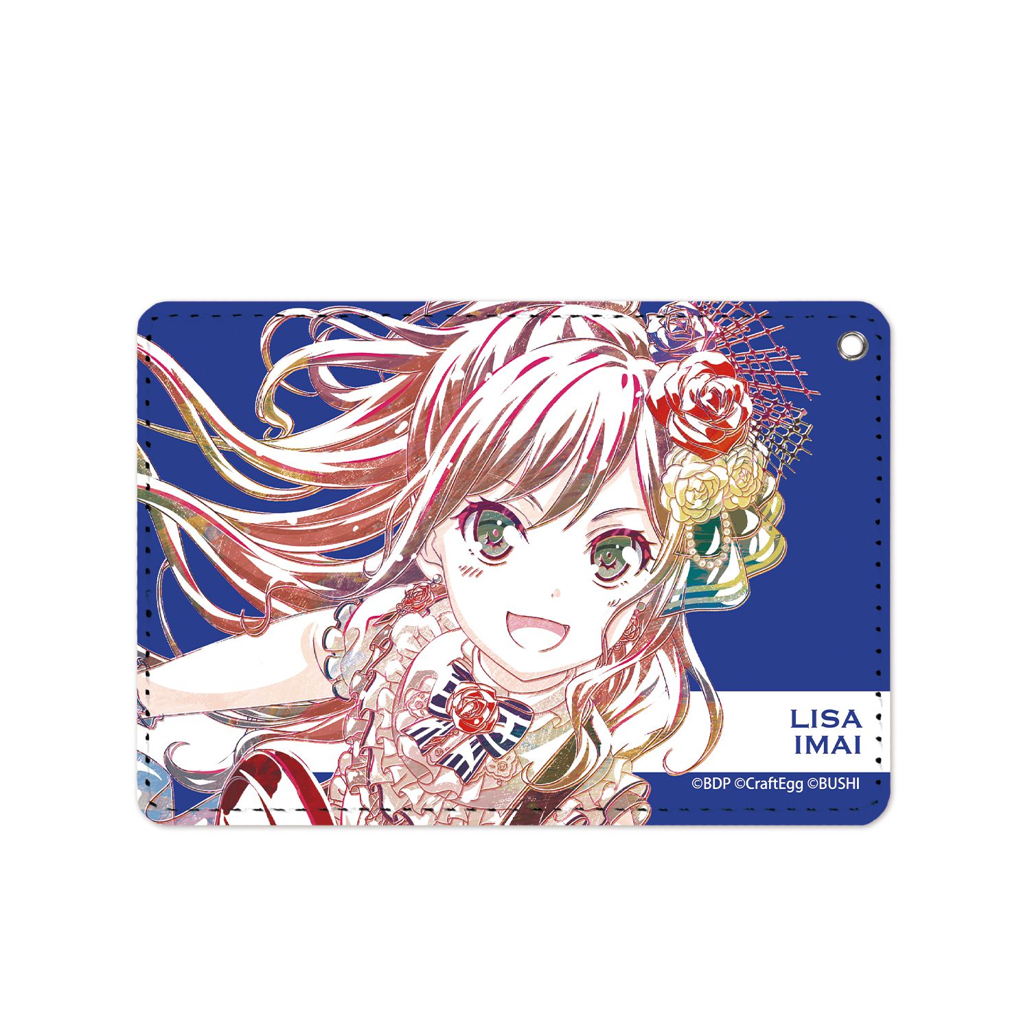 BanG Dream! ガールズバンドパーティ! 今井リサ Ani-Art 1ポケットパスケース - official product image | AniSmile