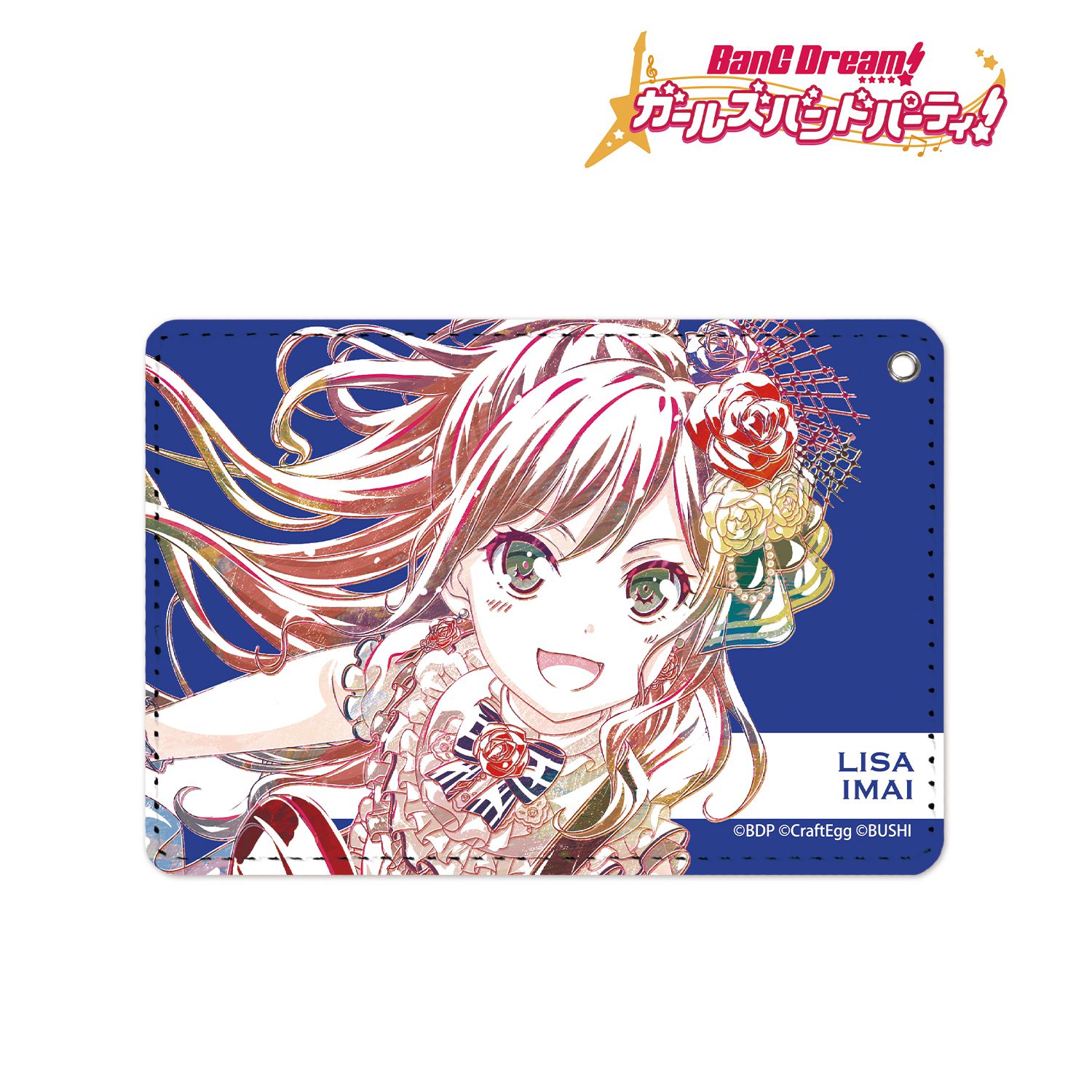 BanG Dream! ガールズバンドパーティ! 今井リサ Ani-Art 1ポケットパスケース Image 3 | AniSmile