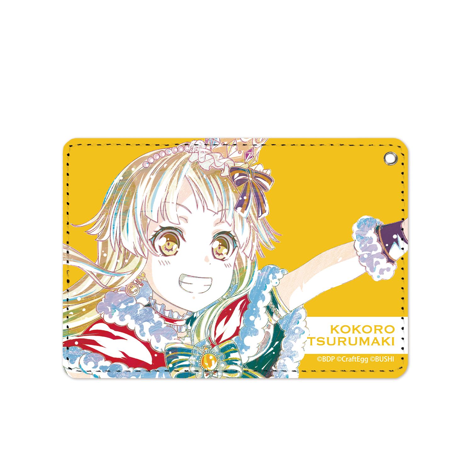 BanG Dream! ガールズバンドパーティ! 弦巻こころ Ani-Art 1ポケットパスケース - 官方商品图片 | AniSmile