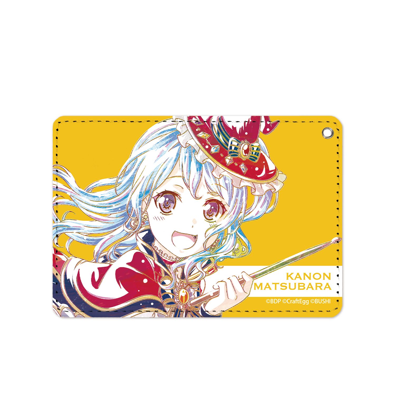 BanG Dream! ガールズバンドパーティ! 松原花音 Ani-Art 1ポケットパスケース - official product image | AniSmile