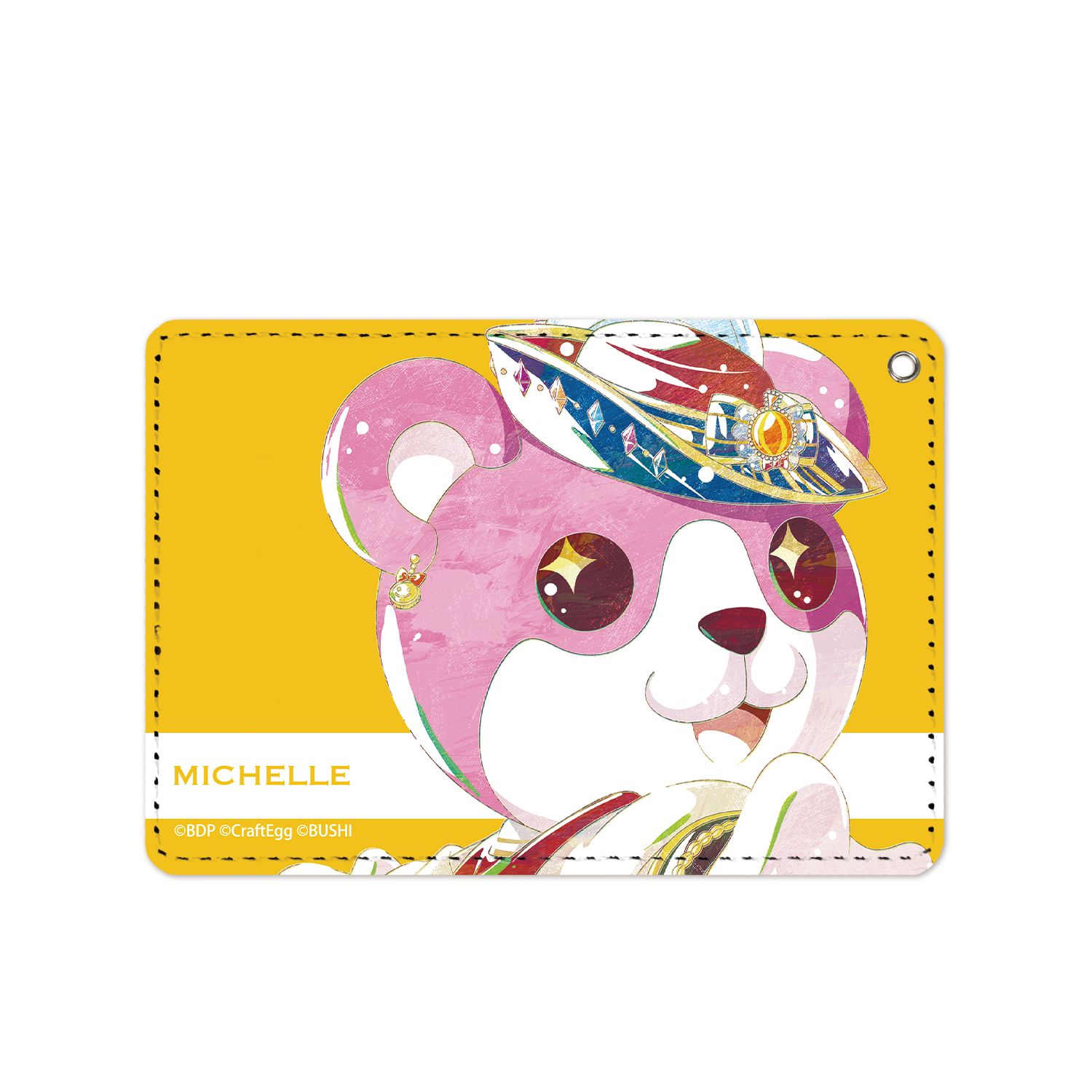 BanG Dream! ガールズバンドパーティ! ミッシェル Ani-Art 1ポケットパスケース - official product image | AniSmile