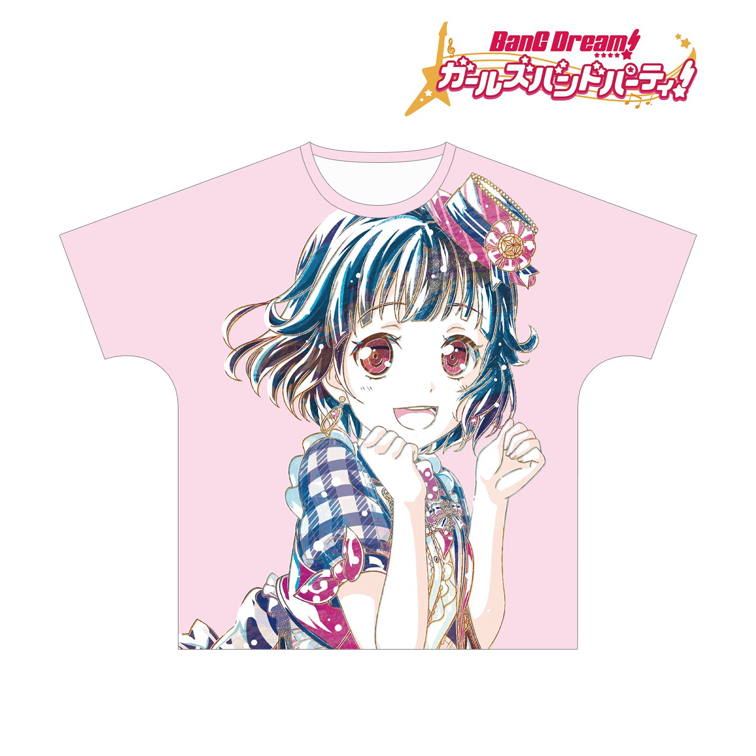BanG Dream! ガールズバンドパーティ! 牛込りみ Ani-Art フルグラフィックTシャツ vol.2ユニセックス(サイズ/S) 画像 3 | AniSmile