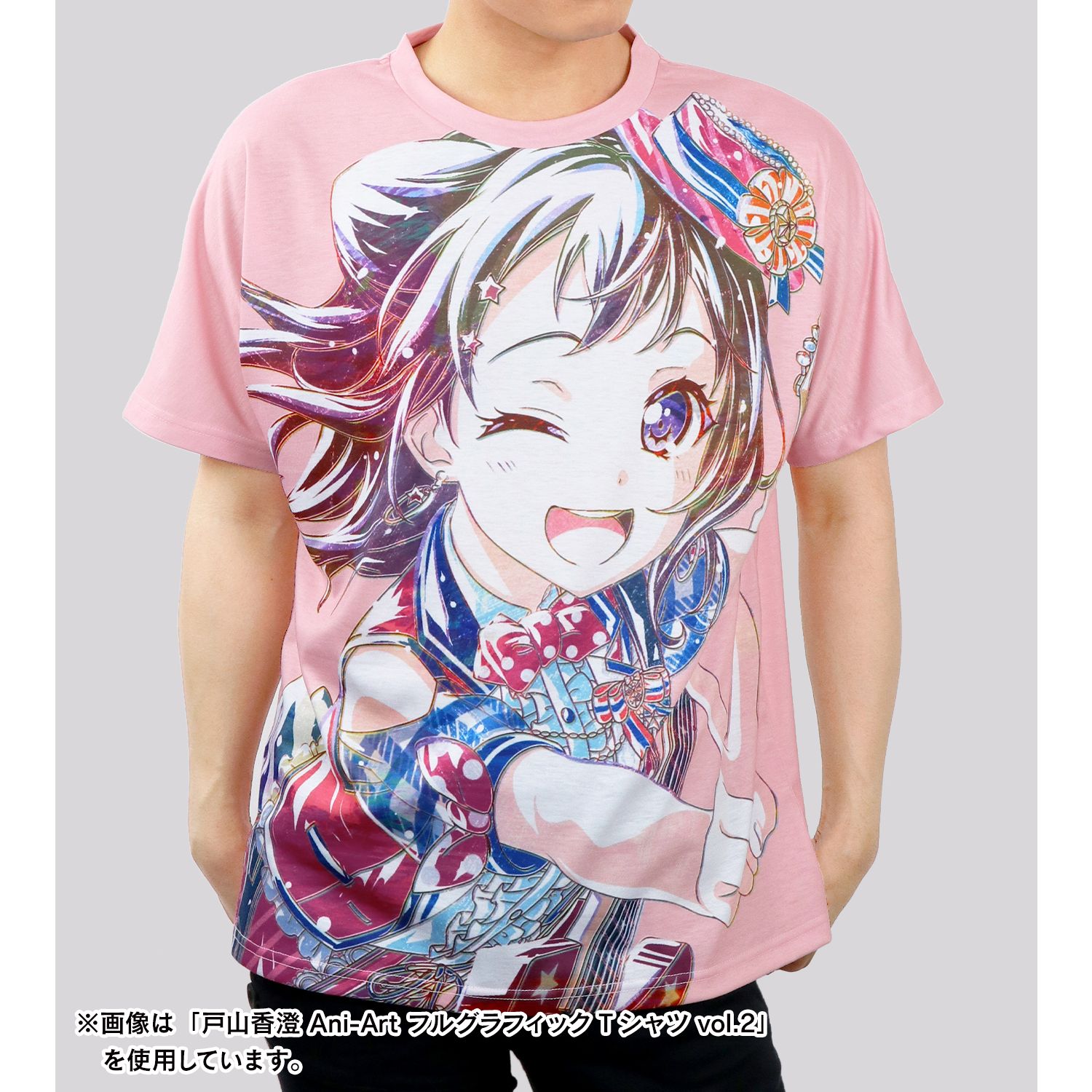 BanG Dream! ガールズバンドパーティ! 山吹沙綾 Ani-Art フルグラフィックTシャツ vol.2ユニセックス(サイズ/S) 画像 4 | AniSmile