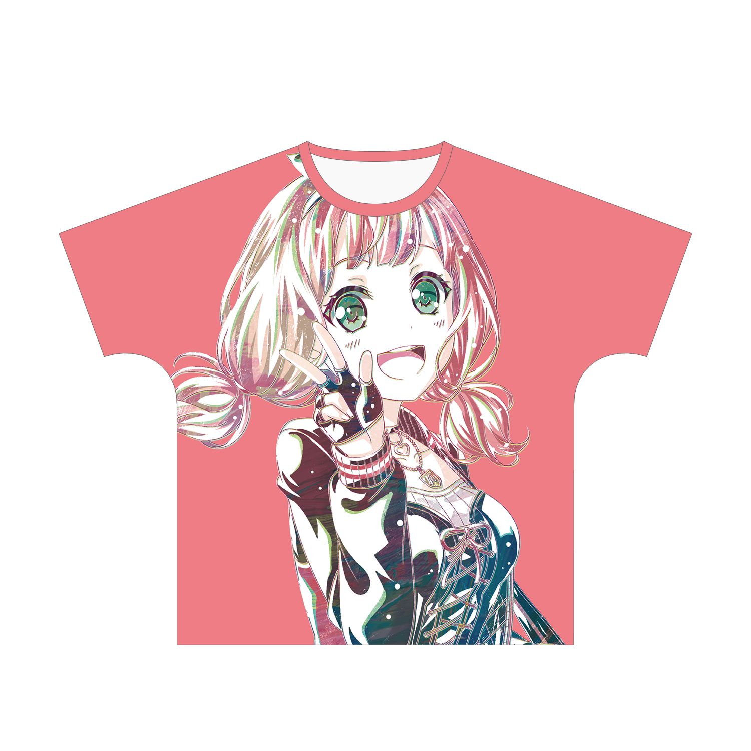 BanG Dream! ガールズバンドパーティ! 上原ひまり Ani-Art フルグラフィックTシャツ vol.2ユニセックス(サイズ/L) 画像 2 | AniSmile