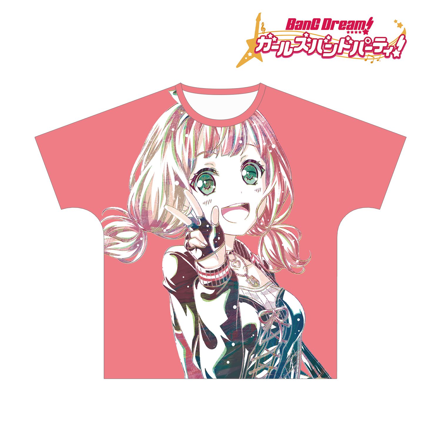 BanG Dream! ガールズバンドパーティ! 上原ひまり Ani-Art フルグラフィックTシャツ vol.2ユニセックス(サイズ/XL) 画像 3 | AniSmile