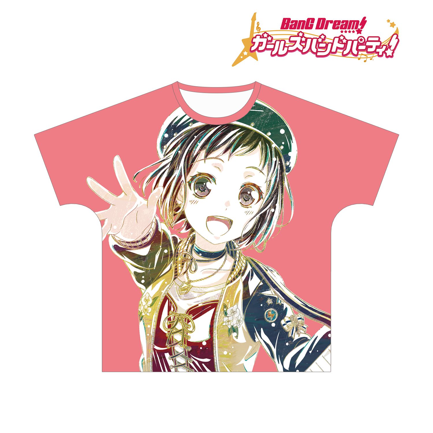 BanG Dream! ガールズバンドパーティ! 羽沢つぐみ Ani-Art フルグラフィックTシャツ vol.2ユニセックス(サイズ/M) 画像 2 | AniSmile