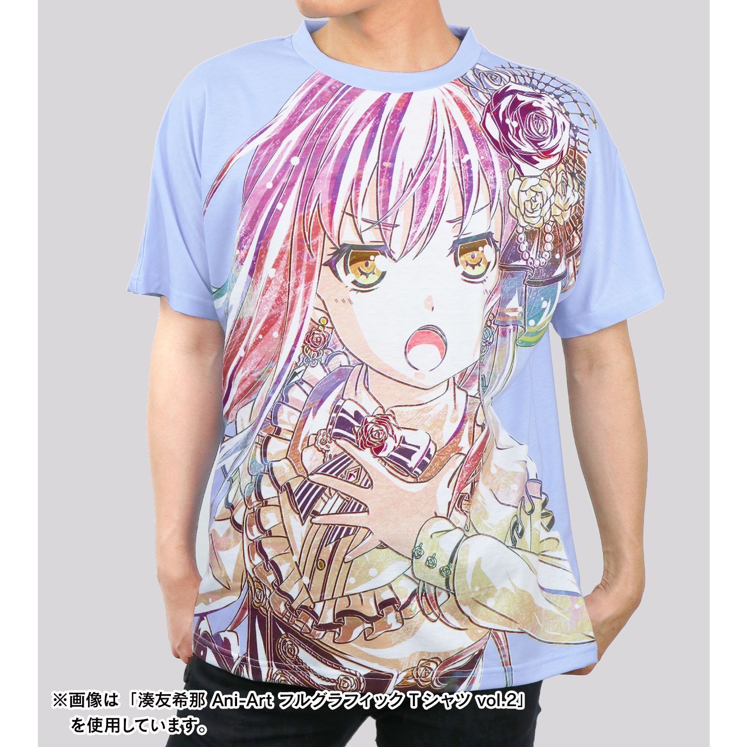 BanG Dream! ガールズバンドパーティ! 宇田川あこ Ani-Art フルグラフィックTシャツ vol.2ユニセックス(サイズ/M) 画像 4 | AniSmile