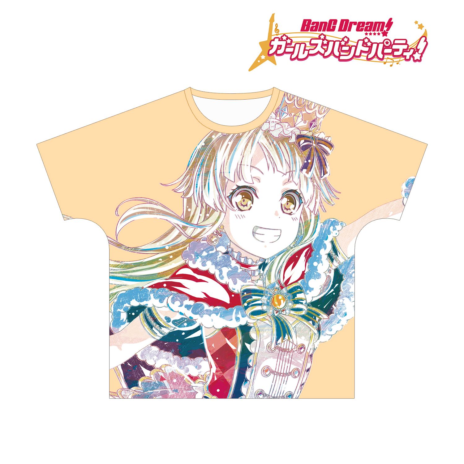 BanG Dream! ガールズバンドパーティ! 弦巻こころ Ani-Art フルグラフィックTシャツ vol.2ユニセックス(サイズ/M) 画像 3 | AniSmile