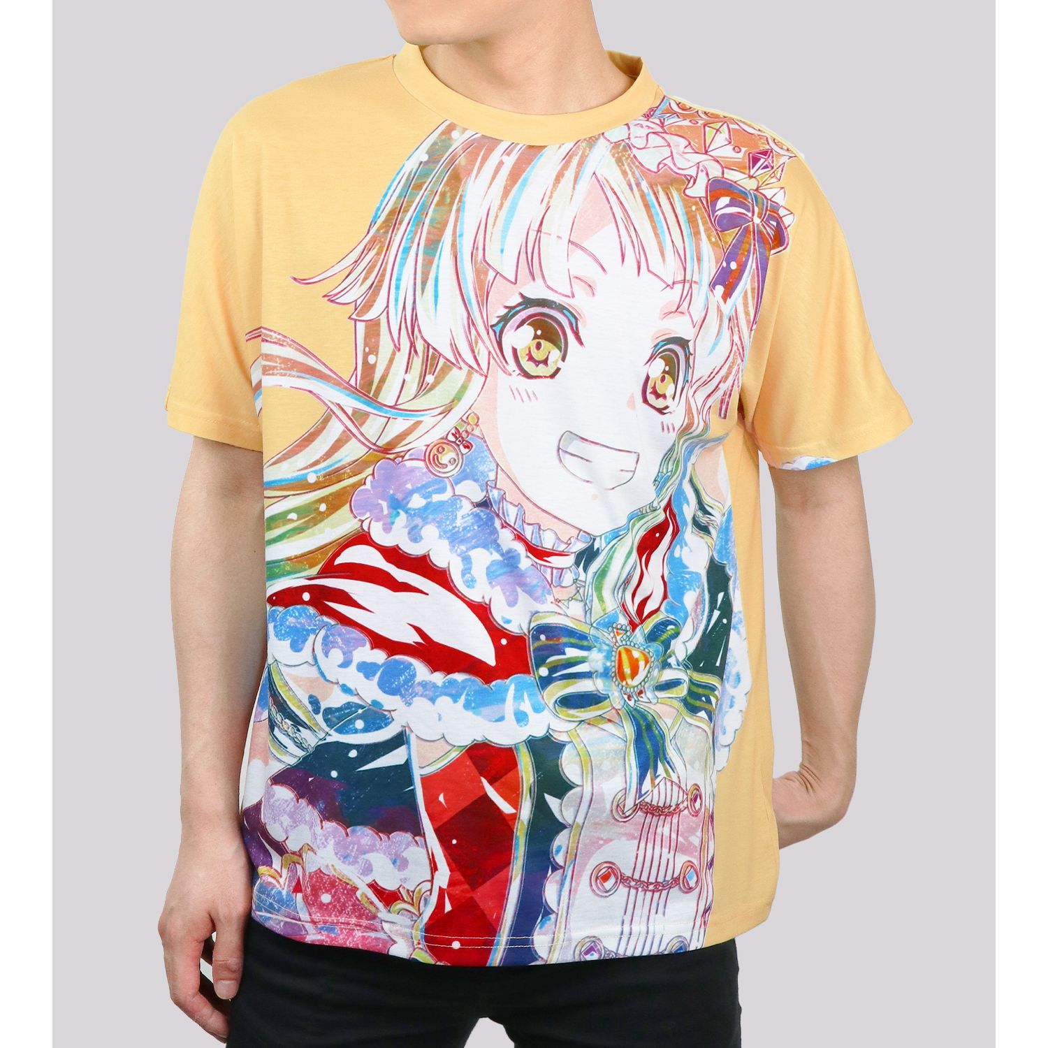 BanG Dream! ガールズバンドパーティ! 弦巻こころ Ani-Art フルグラフィックTシャツ vol.2ユニセックス(サイズ/M) 画像 4 | AniSmile