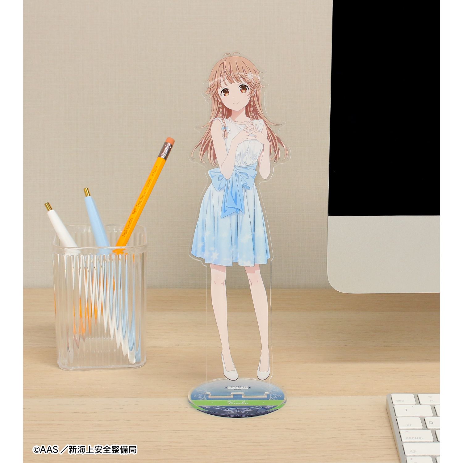 劇場版 ハイスクール・フリート 描き下ろしイラスト 納沙 幸子 パーティードレスver. 1/7スケール BIGアクリルスタンド 图片 5 | AniSmile