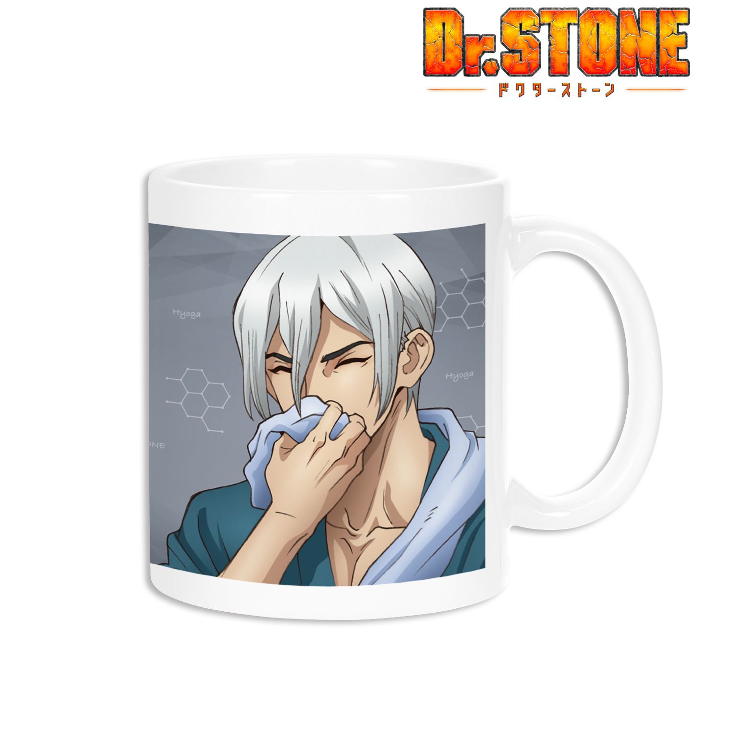 TVアニメ「Dr.STONE」 描き下ろしイラスト 氷月 石化前ver. マグカップ Image 2 | AniSmile